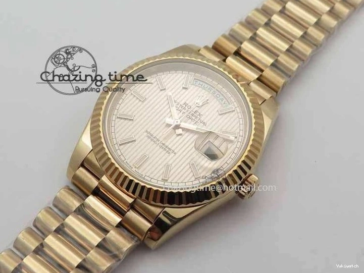 RG Best RG 228239 40mm Edition Day-Date RG Bracelet Dial Noob 1:1 President On A3255 0404